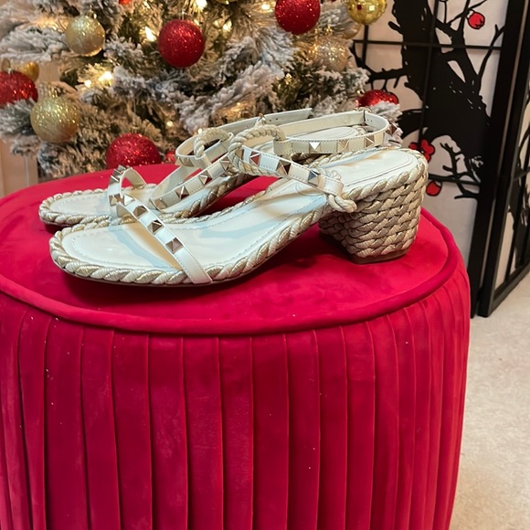 Valentino Rock Studded Espadrilles/Sandals - Picture 1 of 16